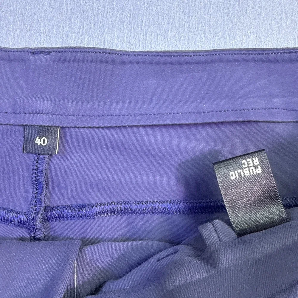 Public Rec All Day Every Day Men 40 Shorts BLACK Nylon Spandex Stretch Golf